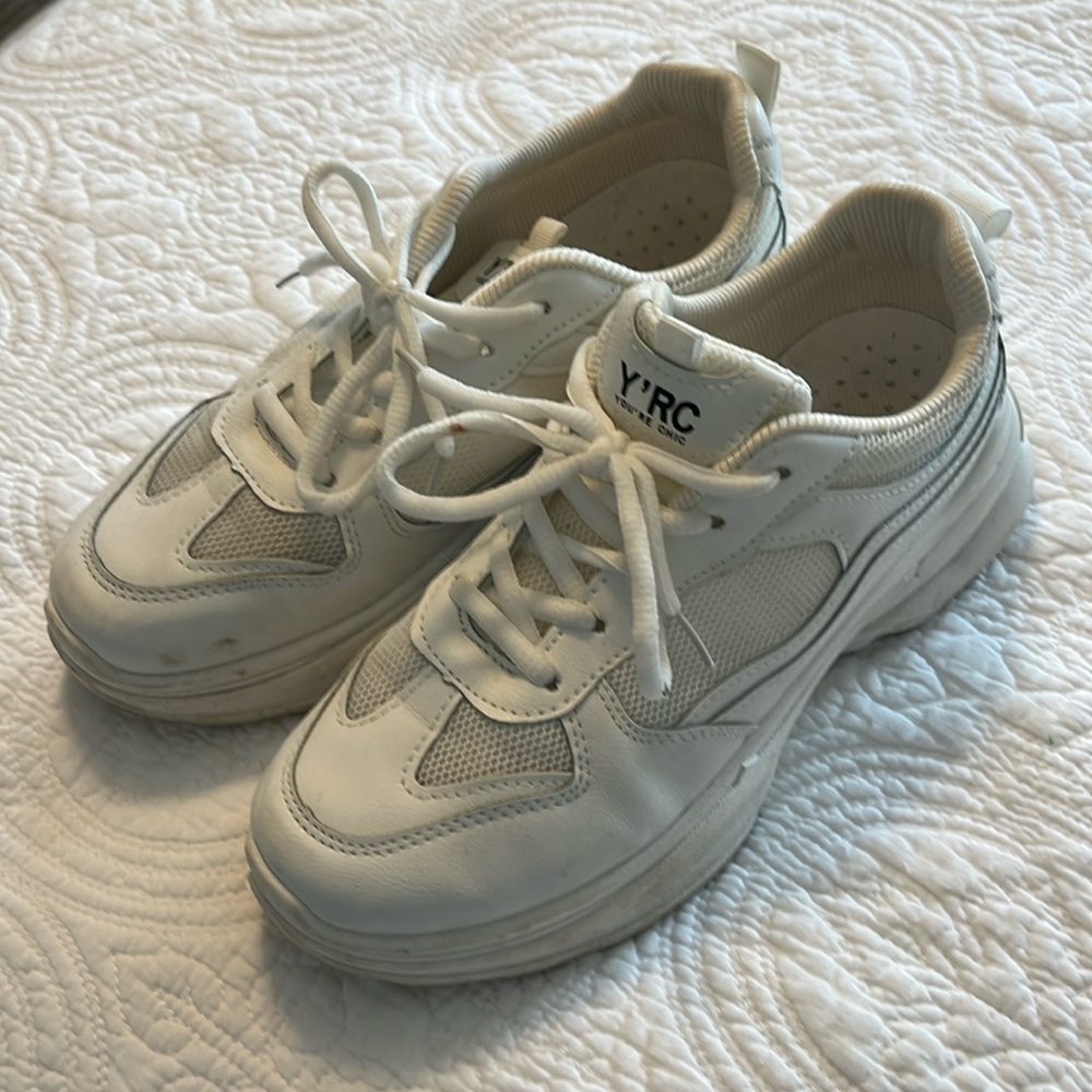 Chunky White Sneakers